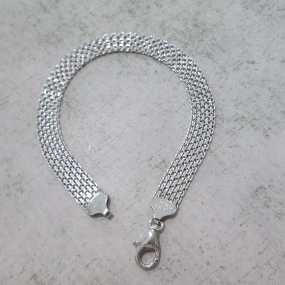 Atasay Kuyumculuk 925 Silver Turkey Mesh Bracelet - Picture 1 of 8